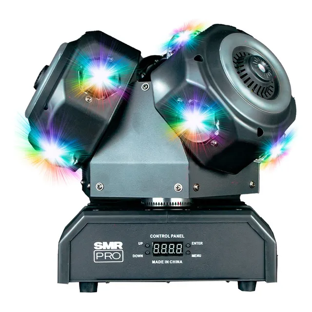 Luces Led Rgbw + Laser Rojo Azul Verde Smr Pro Ciclope Dmx