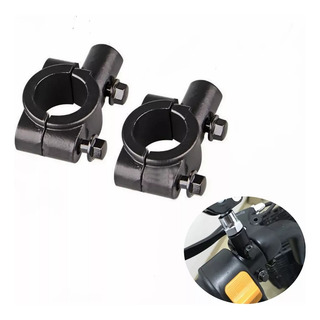 2pz Base Soporte For Espejo Rosca 8mm 10mm Manubrio 7/8 Moto 2pz Base Soporte For Espejo Rosca 8mm 10mm Manubrio 7/8 Moto