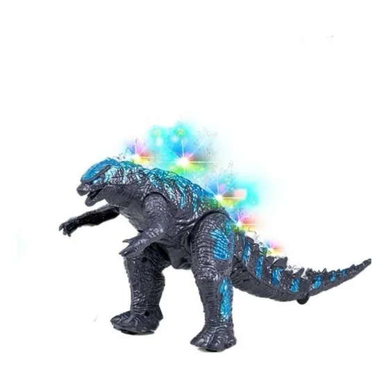 Godzilla Boneco Dinossauro Sons De Rugidos E Luz Á Pilha