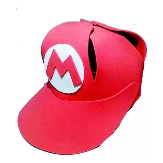 Gorras Goma Eva Mario Bross X30 Varios Personajes, Isiflor