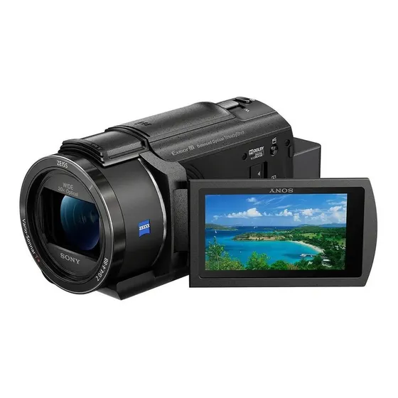 Handycam® 4k Ax43a Con Sensor Cmos Exmor R Color Negro | Cuotas sin interés