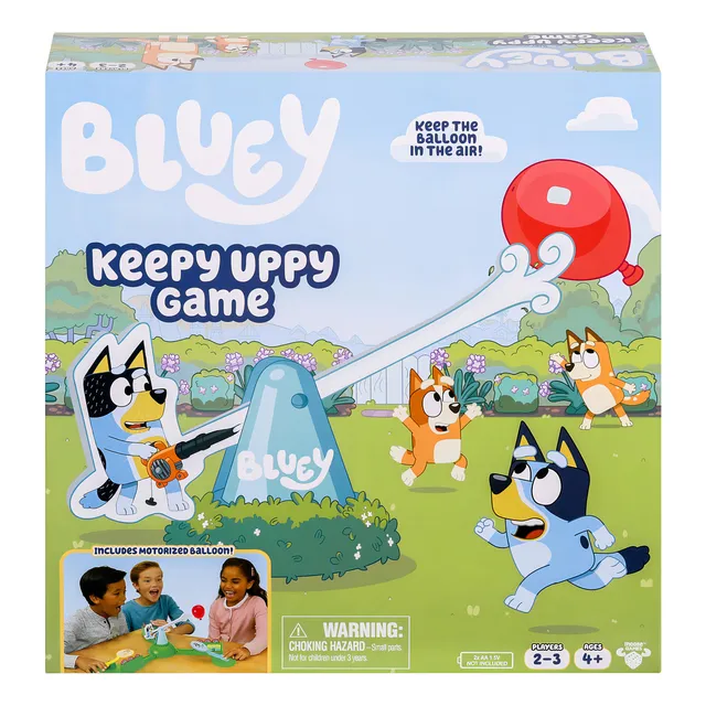 Bluey Keepy Juego Uppy. Ayuda, Bingo Y Chile A Mantener El