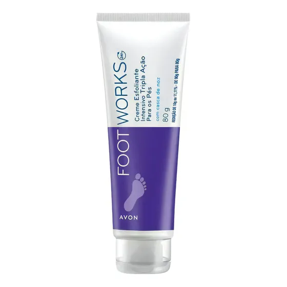 Avon Foot Works Crema Exfoliante Ints Triple Acción Para Pies