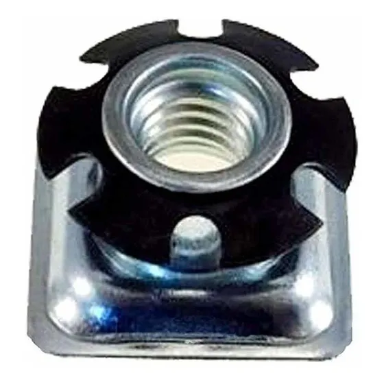 Inserto Roscado Para Tubo Cuadrado Metal Tipo Estrella 7