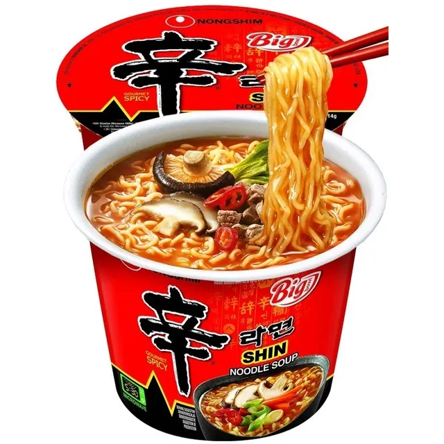 Ramen Instantáneo Shin Ramyun Pote Grande (picante)