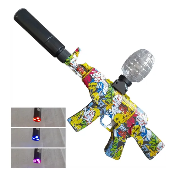 Pistola Hidrogel Recargable Usb Ametralladora Automática