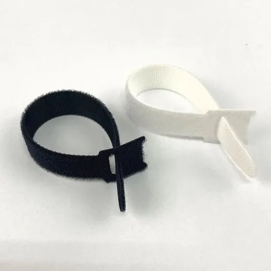 Cinta Velcro Negra 12mm/20cm  100 Uds Wireplus 