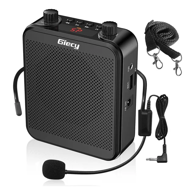 Amplificador De Voz Portátil Recargable Audio Bluetooth