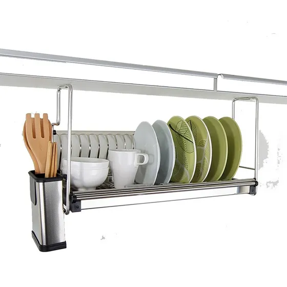 Platera Aerea De Acero Inoxidable 60 Cm 