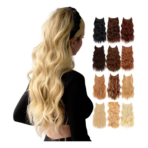 Extensión Térmica Cortina Ondas Vincha Hilo Invisible 65cm