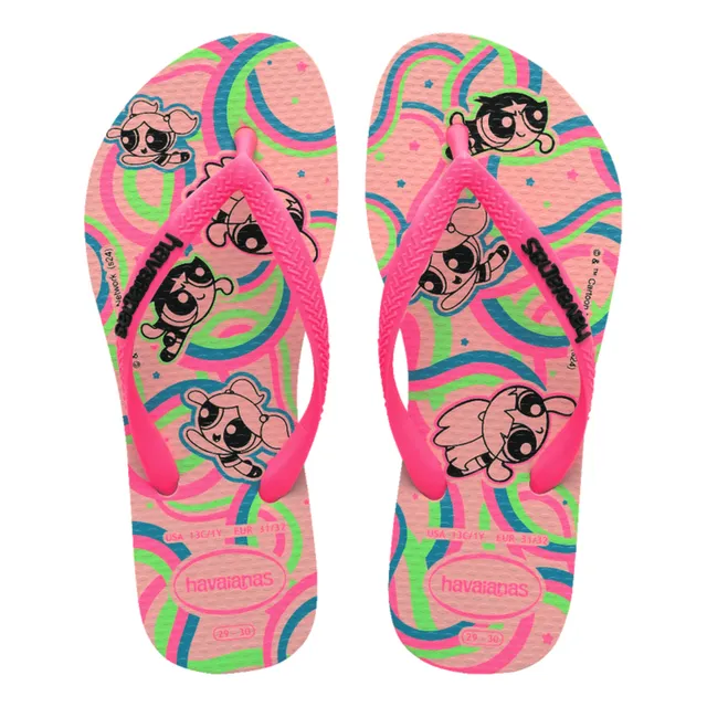 Chinelo Havaianas Kids Infantil Meninas Super Poderosas Rosa
