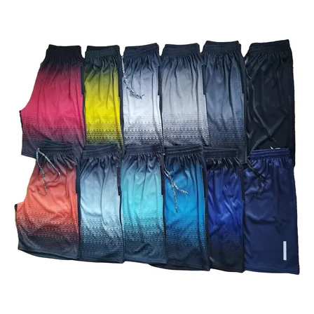 Shorts Masculino - Kit 5 Peças Com Bolso