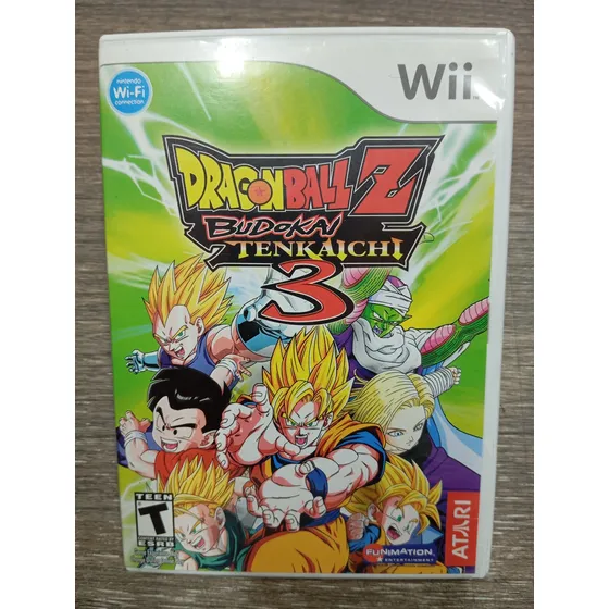 Dragon Ball Z Budukai Tenkaichi 3 Nintendo Wii Raro Completo