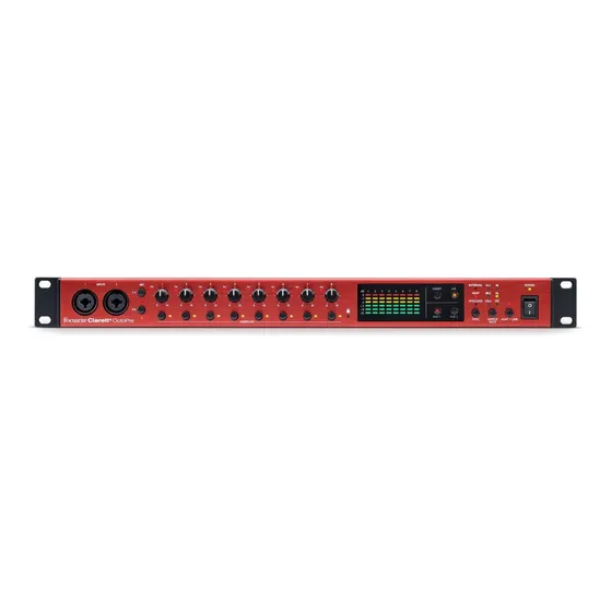 Pre Amplificador Focusrite Clarett Plus Octopre 8 Canais