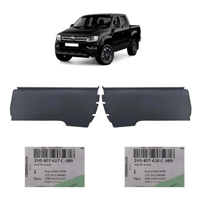 Par Acabamento Para-choque Traseiro Amarok Original