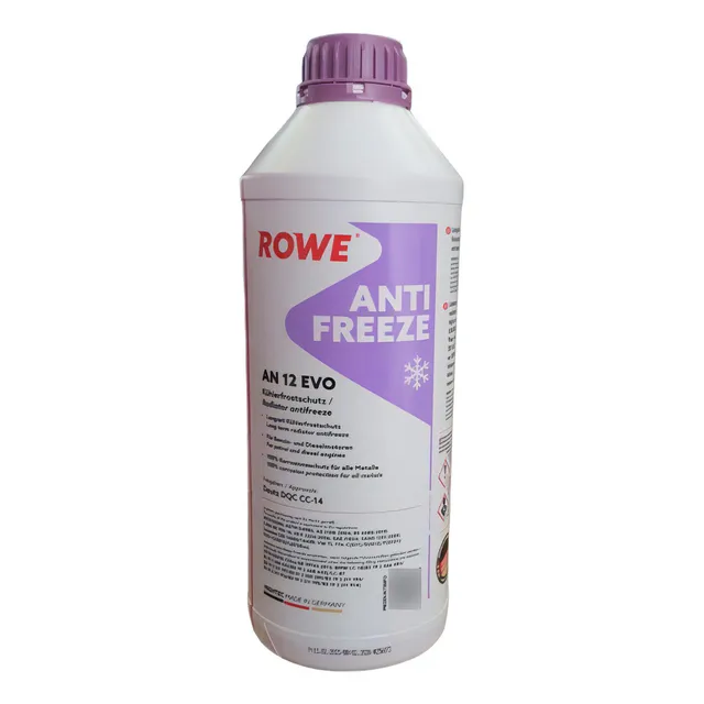 Refrigerante Rowe Hightec Antifreeze Coolant An 12 Evo