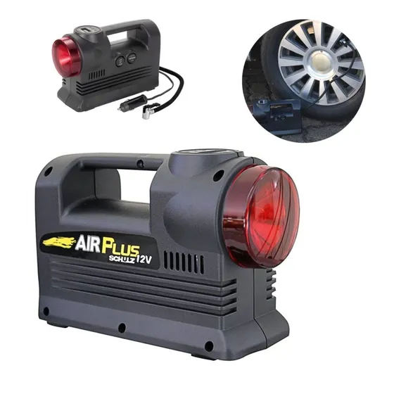 Motocompressor Ar Direto C Lanterna 40lbf Digital Schulz