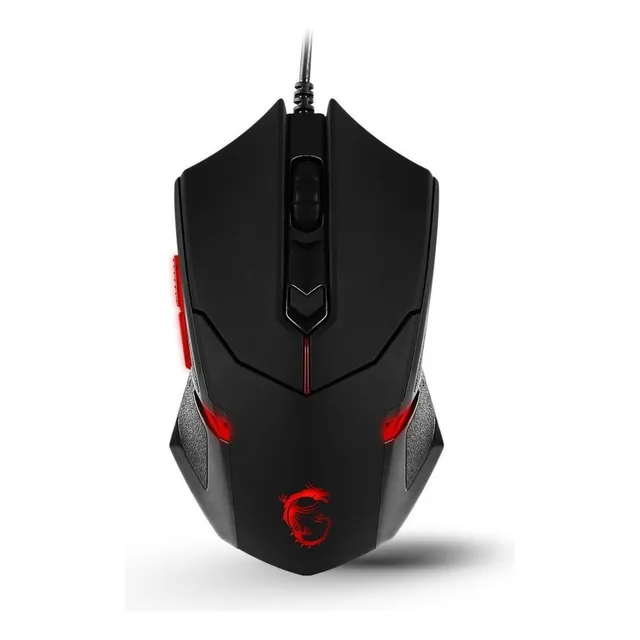 Mouse gamer de juego MSI Interceptor Ds B1 black