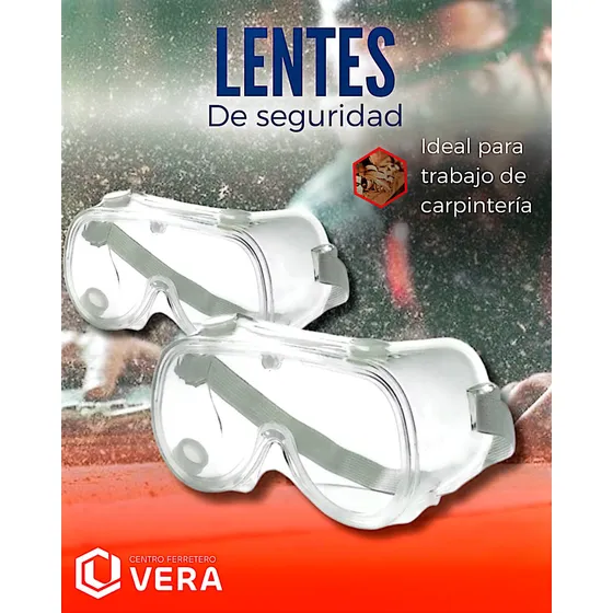 Lentes De Seguridad De Plástico Con Banda Elástica