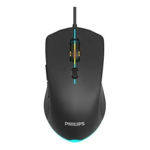 Mouse gamer de juego PhilipsMomentum SPK9404 G404 negro