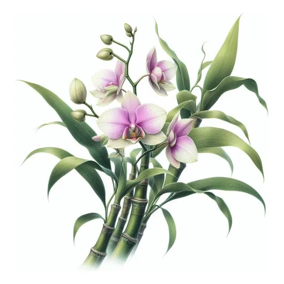 02 Mudas Orquídea Bambu - Arundina - Beleza Única!