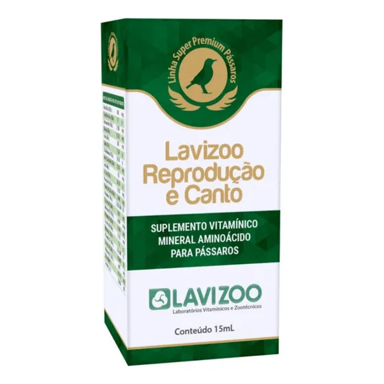 Remedio Passarinho Reprodução E Canto 15ml Lavizoo