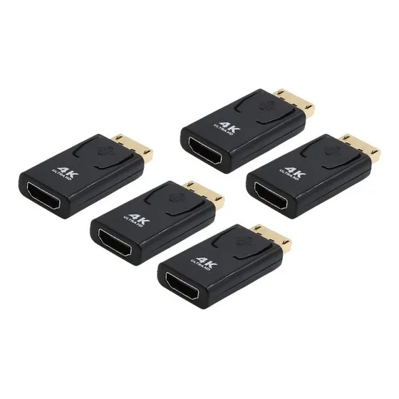 Adaptador Displayport A Hdmi Dp A Hdmi Full Hd 4k X 5 Unid