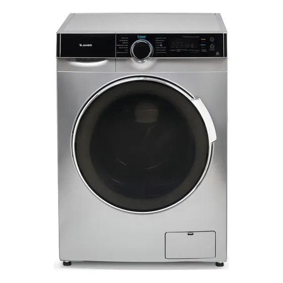 Lavasecarropas James 10.5kg Lse 1016 Dark Silver Sensacion Color Gris