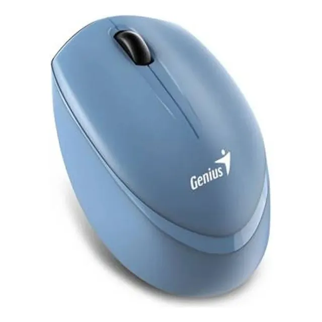 Mouse Genius Nx-7009 Wireless Blueeye Ergonomico Blue Grey