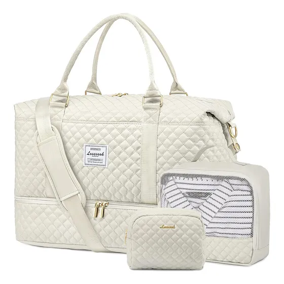 Bolso De Viaje Lovevook, Duffle Con Compartimento Para Zapat