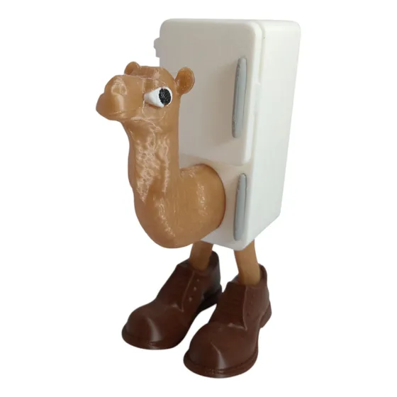 Muñeco Meme Frigo Camelo Camello 13cm Italian Brainrot