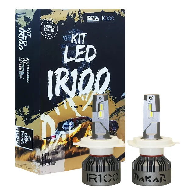 Kit Focos Iron Led Irx Original H4 H7 Hb3 Hb4 880 881 Auto