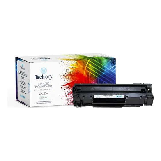 Tóner Techlogy Cf283a Para Hp M201 M125 M127 M225