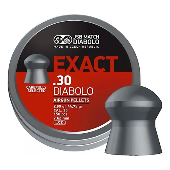 Balines Jsb Exact .30 X150 7.62 44,75 Gr Domed Diabolo