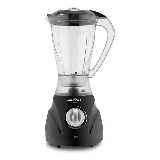 Liquidificador Britânia Diamante 2,1L Black 3 Velocidades Preto