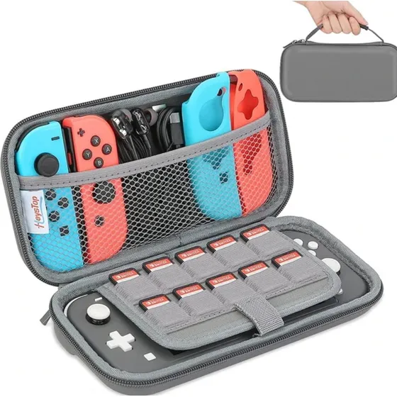 Bolsa Proteção Para Nintendo Switch Lite Case Cinza