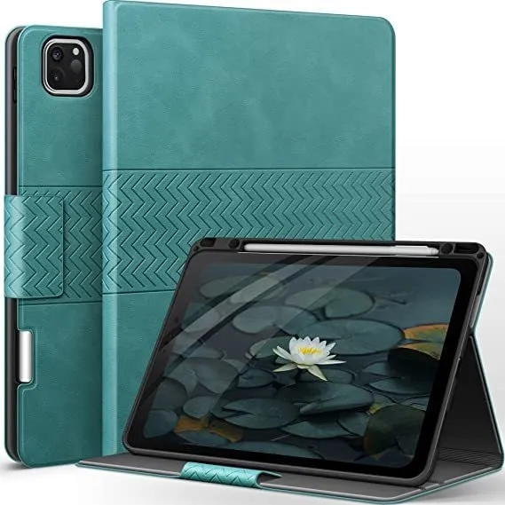 Funda Para iPad 3ra/4ta/5ta/6ta Y Soporte De Lapiz (verde)