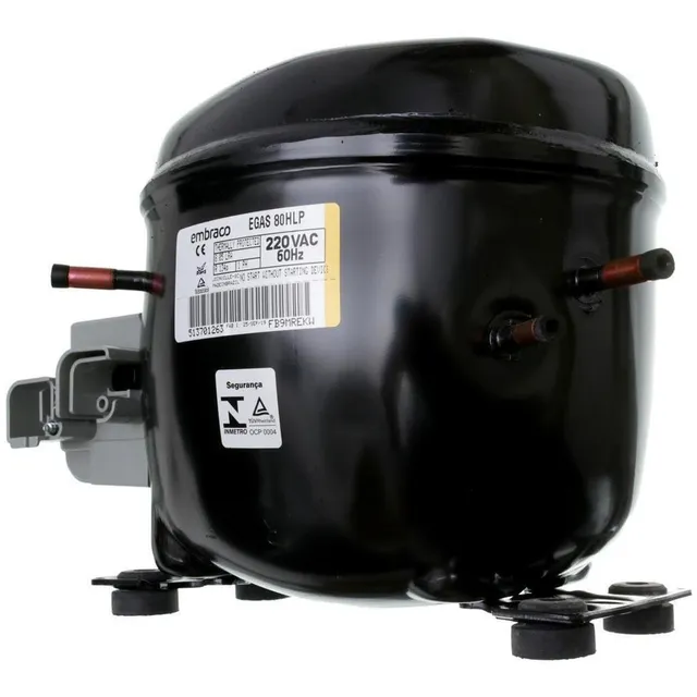 Compressor Embraco 1/4 R-134a 220v Egas80hlp Em2u80hlp
