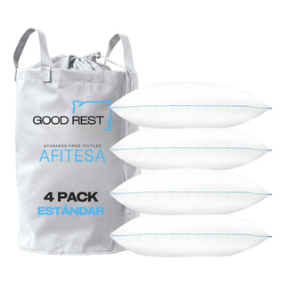 Almohada 4 Pack Estándar Ultra Basic Semi Firme Good Rest Almohada 4 Pack Estándar Ultra Basic Semi Firme Good Rest
