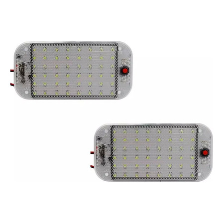 2x Luminarias Led Bivolt 12v/24v 15cm - A Prova D'agua - Asx 2x Luminarias Led Bivolt 12v/24v 15cm - A Prova D'agua - Asx