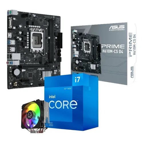 Kit Intel 14 Geração I5 14400 Gigabyte H610m 16gb 3200mhz Preto