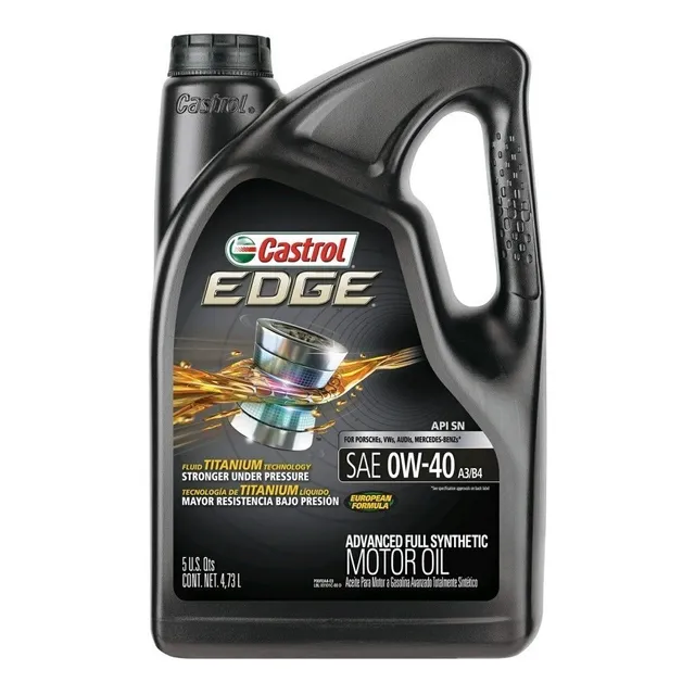Aceite Castrol Edge 0w40 100% Sintético Garrafa 4.73lt