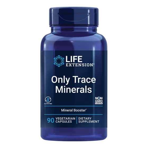Suplemento Life Extension Only Trace Minerals, 90 Cápsulas