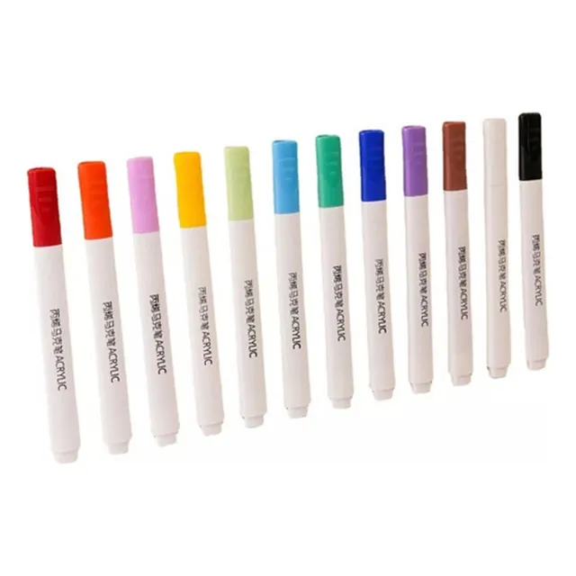 A 24 Rotuladores Plumones Punta Brush Pintura Acrílica Posca
