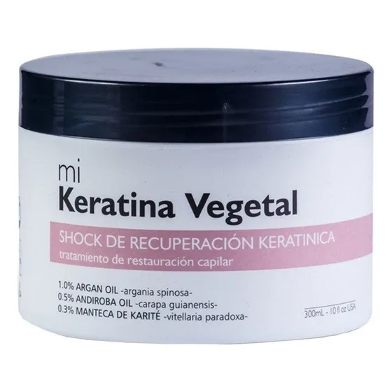 Mi Keratina Vegetal 300ml Shock De Recuperación Keratínica