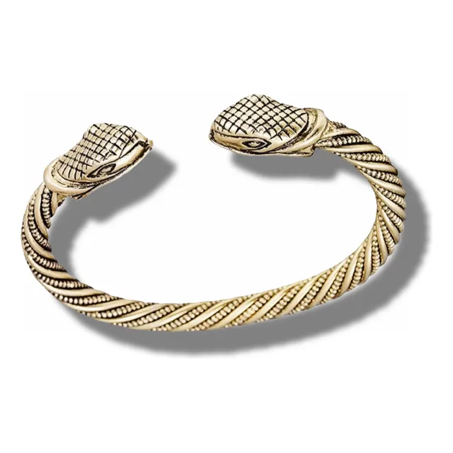 Brazalete Vikingo Bronce Serpiente 35 Gr Grosor 0,3 Art 1446