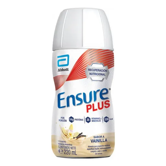 Multivitaminico Ensure Plus Liquido Sabor Vainilla 220ml