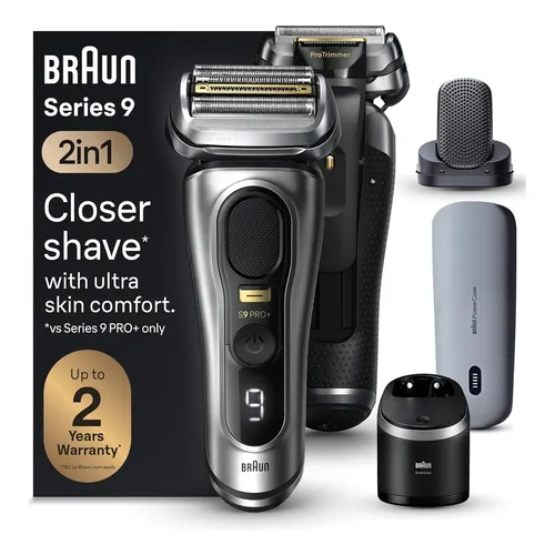 Barbeador Braun Series 9 9360cc Wet&dry With Clean & Charge Cor