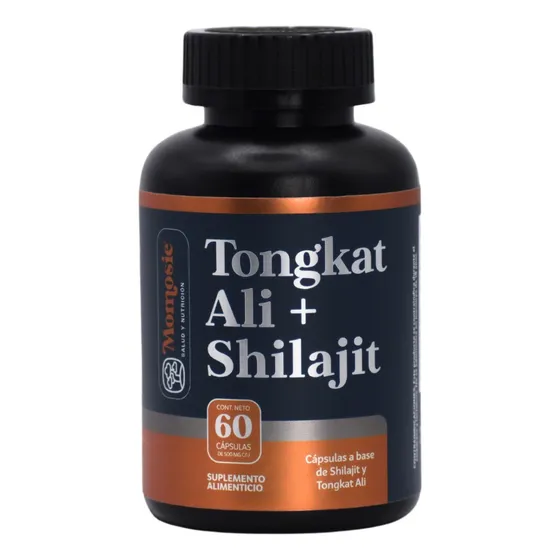Tongkat Ali + Shilajit 60 Caps De 500 Mg Más Testosterona | Vitaminas Para Hombres | Suplemento Formulado Sin Rellenos