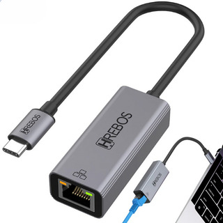 Adaptador Usb C Tipo C Ethernet Rj45 1000mbps 2.5gb Alumínio Adaptador Usb C Tipo C Ethernet Rj45 1000mbps 2.5gb Alumínio
